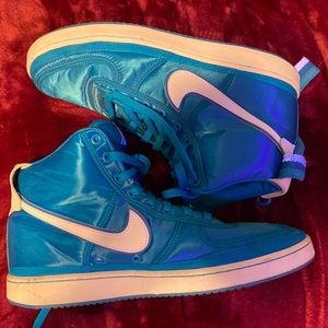 Size 10 Blue Nike Air Force Ones